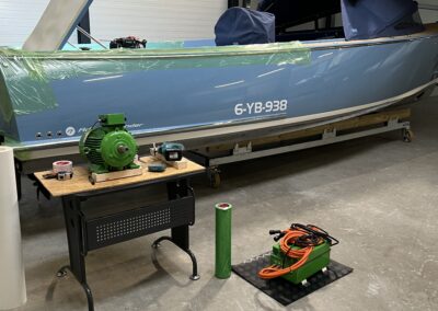 Project: Stern jet-thruster inbouw